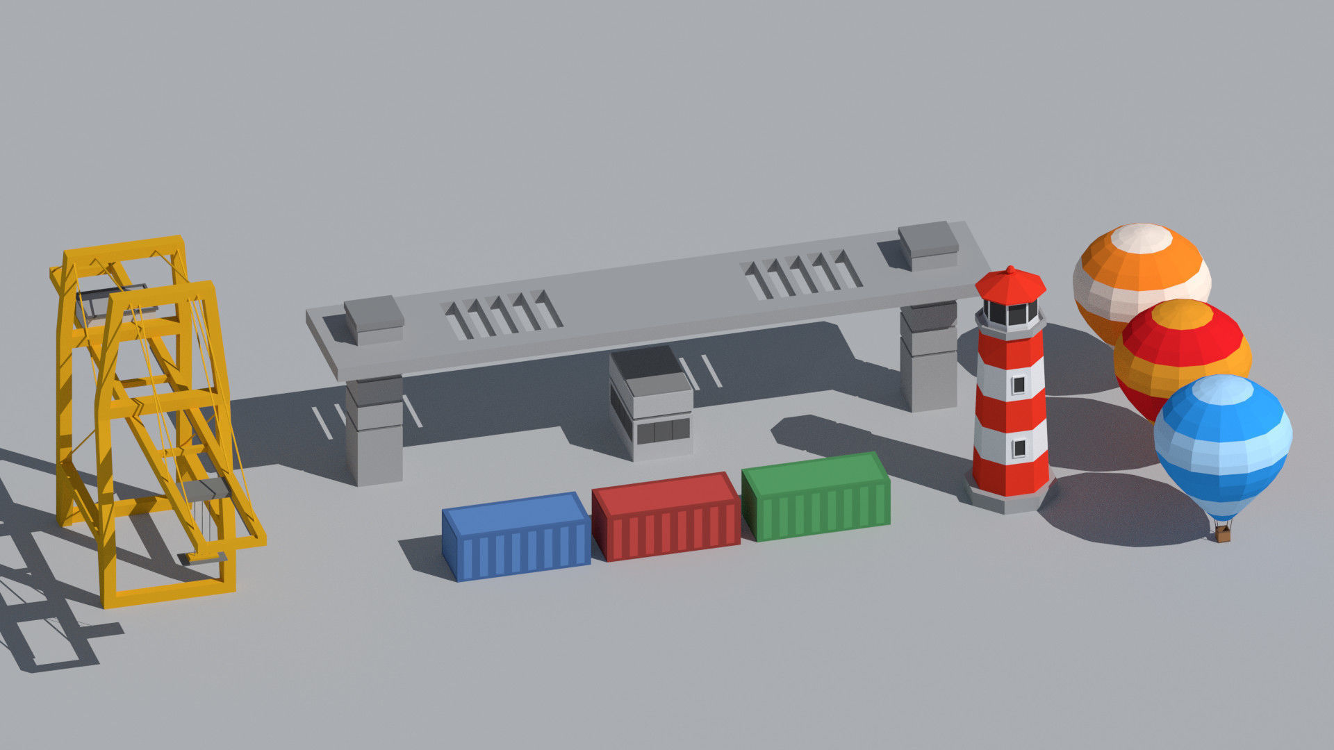 SimplePoly Urban - Low Poly Assets Low-poly 3D model_28