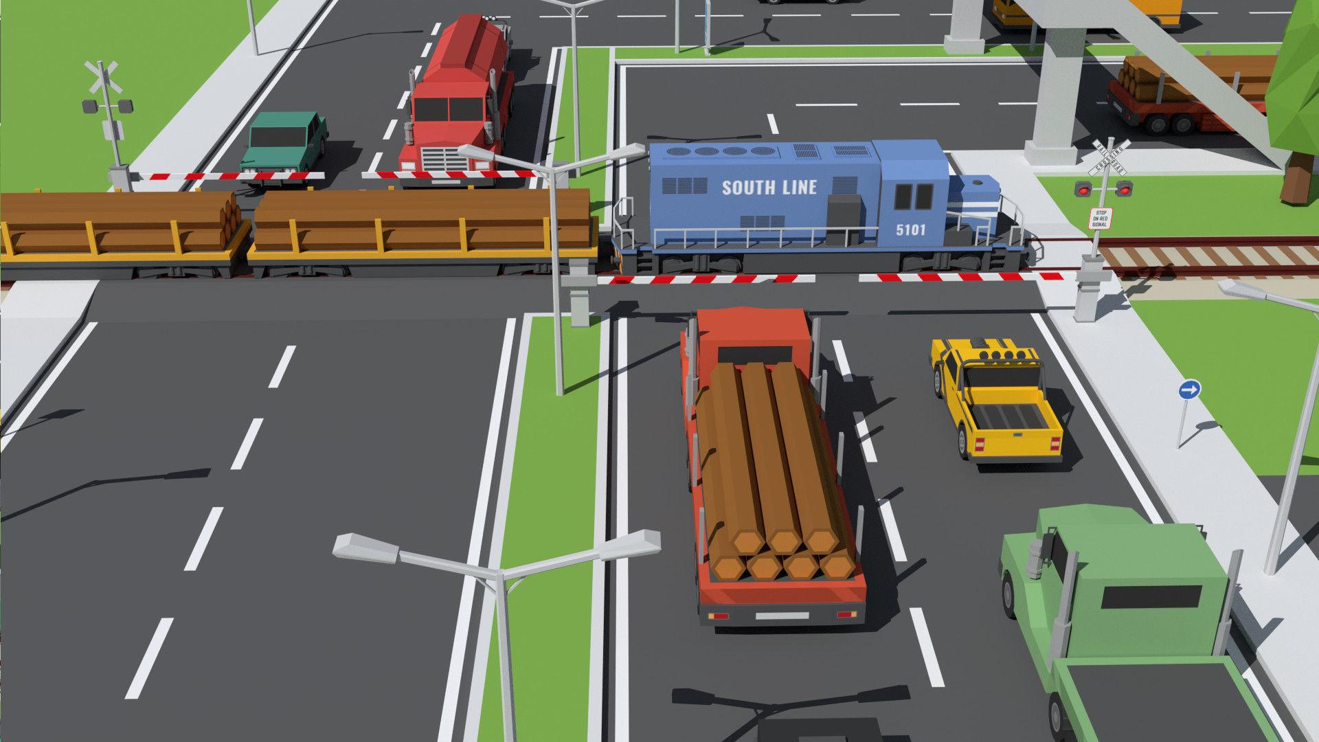 SimplePoly Urban - Low Poly Assets Low-poly 3D model_16