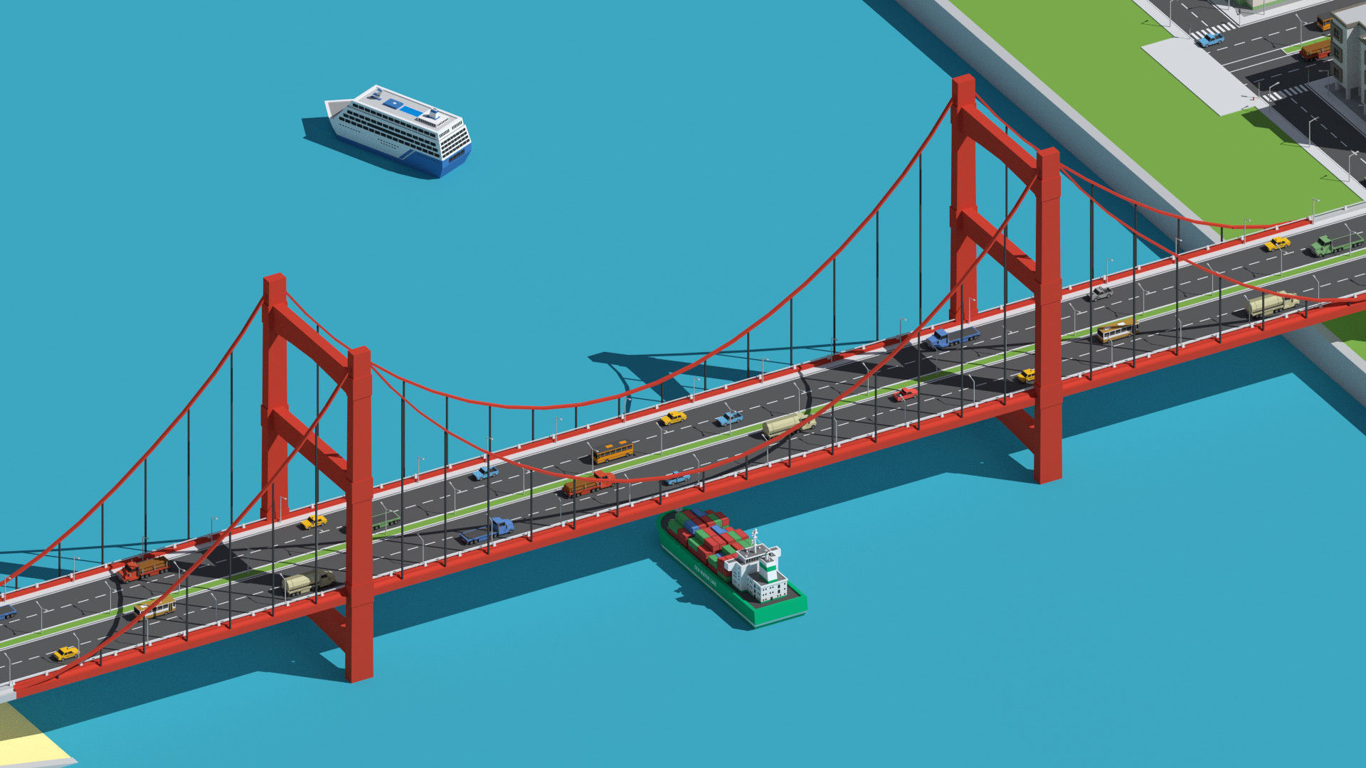 SimplePoly Urban - Low Poly Assets Low-poly 3D model_13