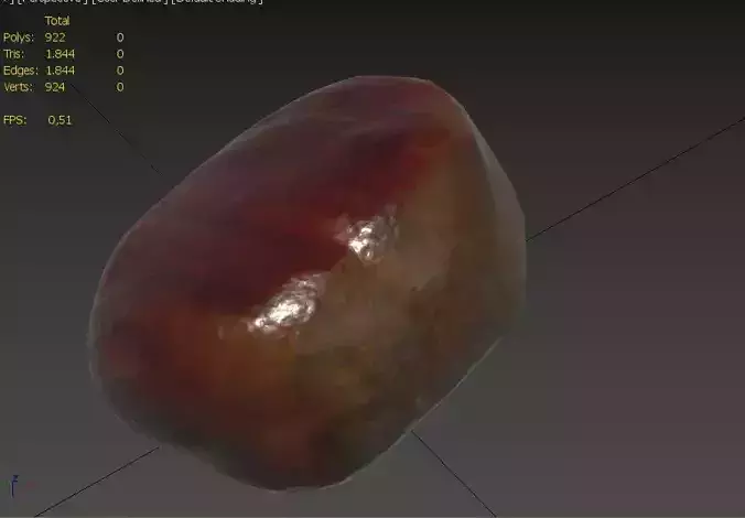 Chestnut M04 Low-poly 3D model 3