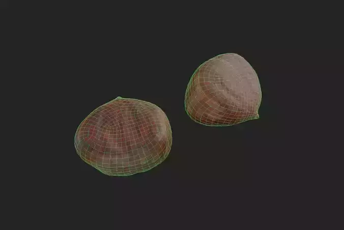 Chestnut M04 Low-poly 3D model 7