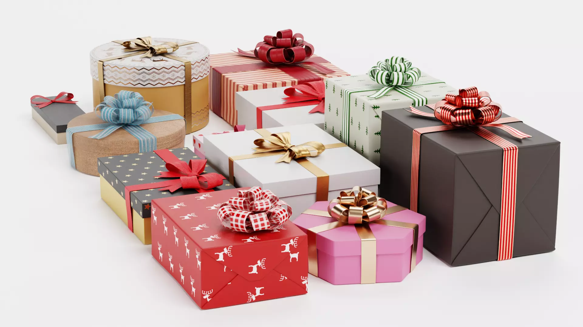 - Gifts Collection - Christmas - 3D model_6