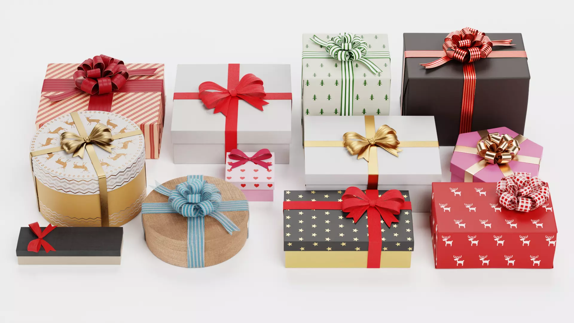 - Gifts Collection - Christmas - 3D model_0