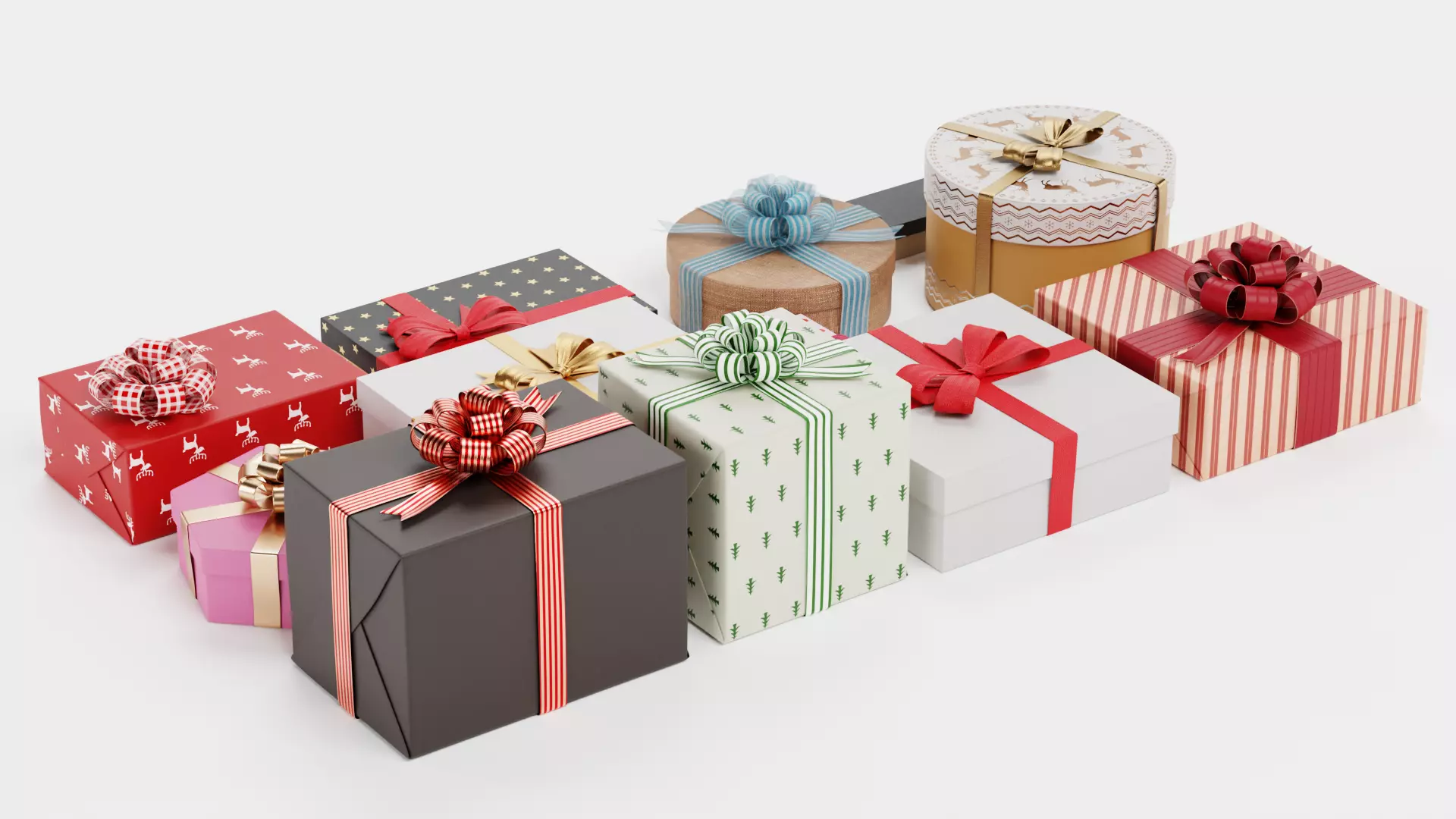 - Gifts Collection - Christmas - 3D model_4
