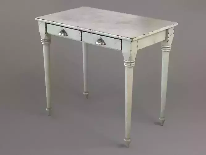 Vintage white table