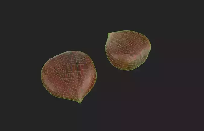 Chestnut M08 Low-poly 3D model 2