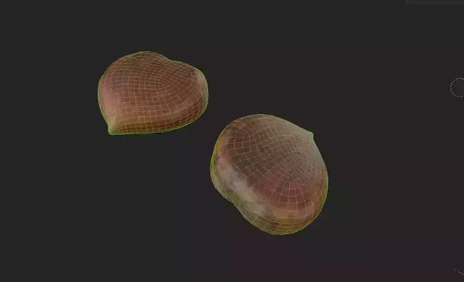 Chestnut M08 Low-poly 3D model 7