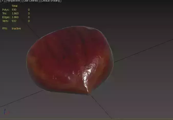 Chestnut M08 Low-poly 3D model 3