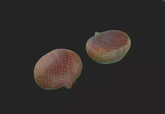 Chestnut M11 Low-poly 3D model 2