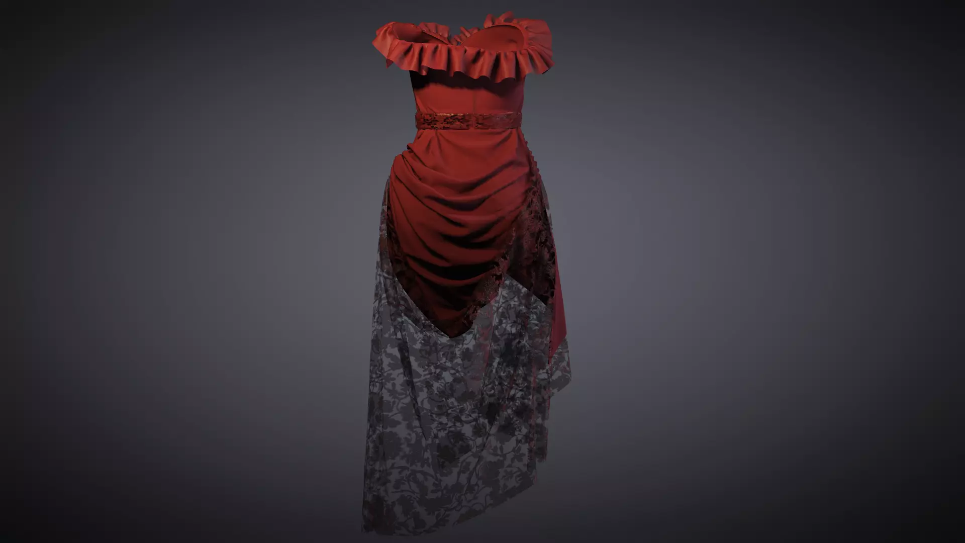 Virtual Muses  Character 5 of 10 Low-poly 3D model_20