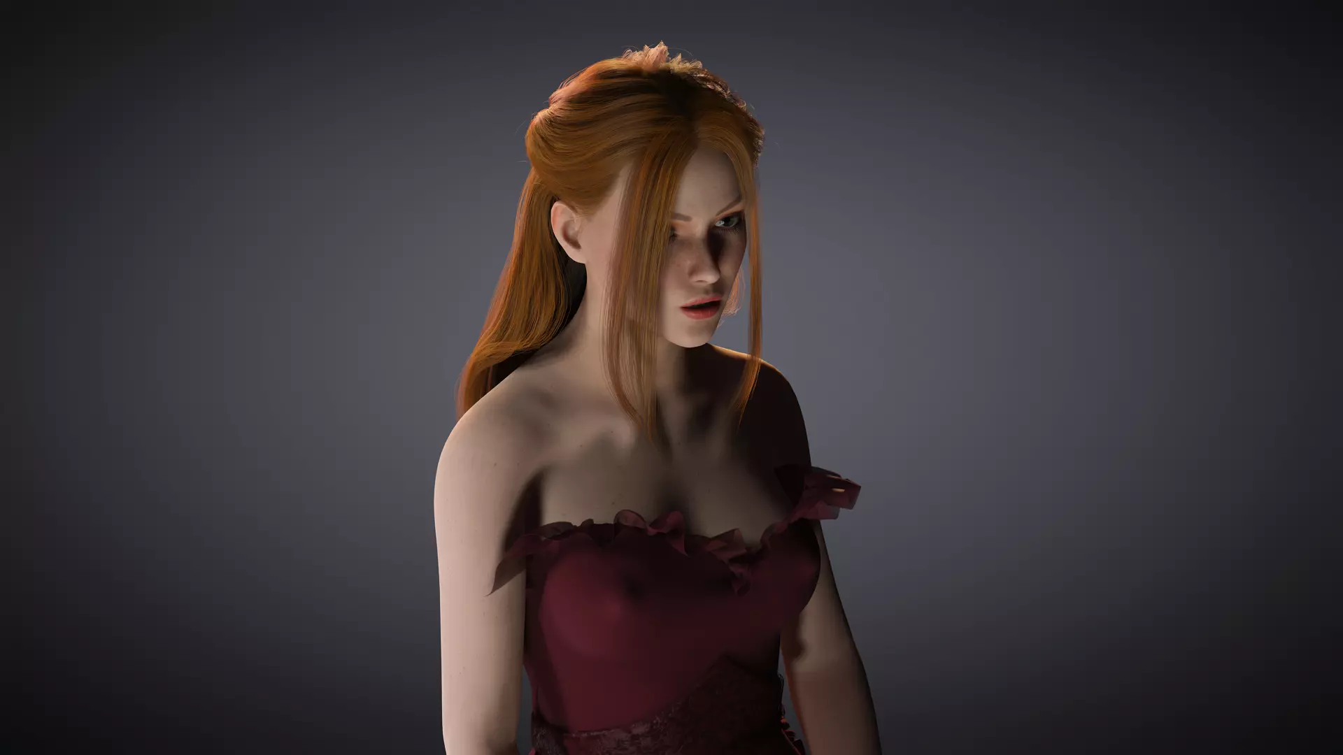 Virtual Muses  Character 5 of 10 Low-poly 3D model_26