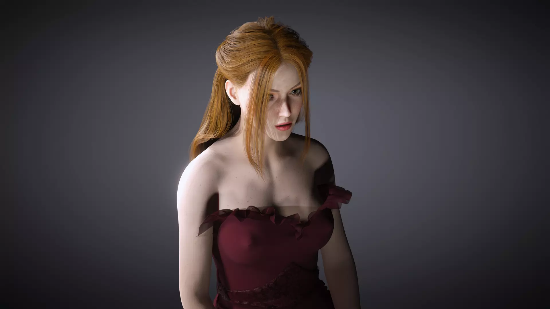 Virtual Muses  Character 5 of 10 Low-poly 3D model_24