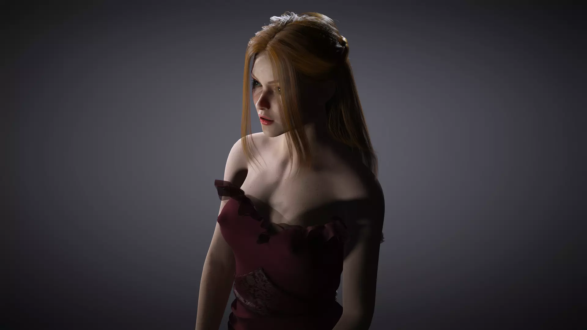 Virtual Muses  Character 5 of 10 Low-poly 3D model_23