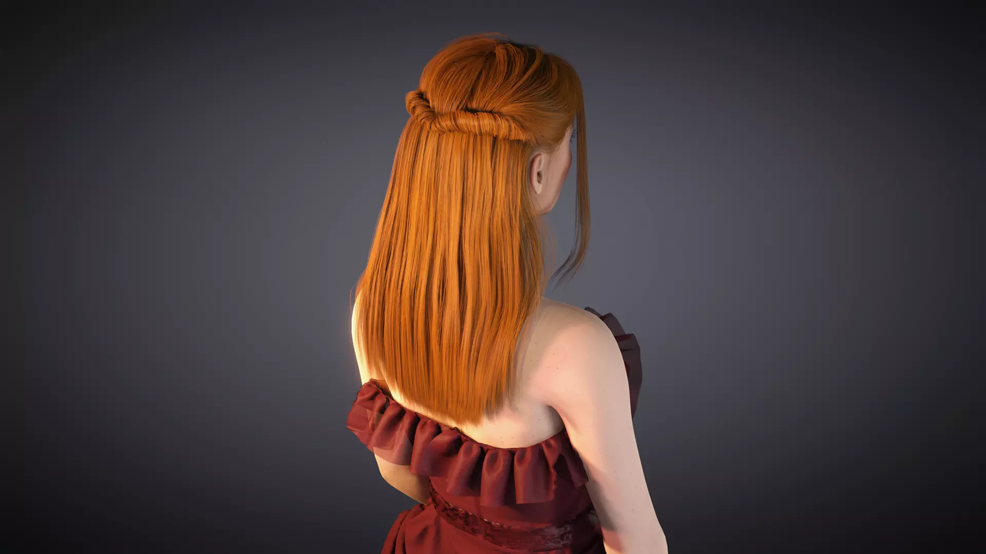 Virtual Muses  Character 5 of 10 Low-poly 3D model_25