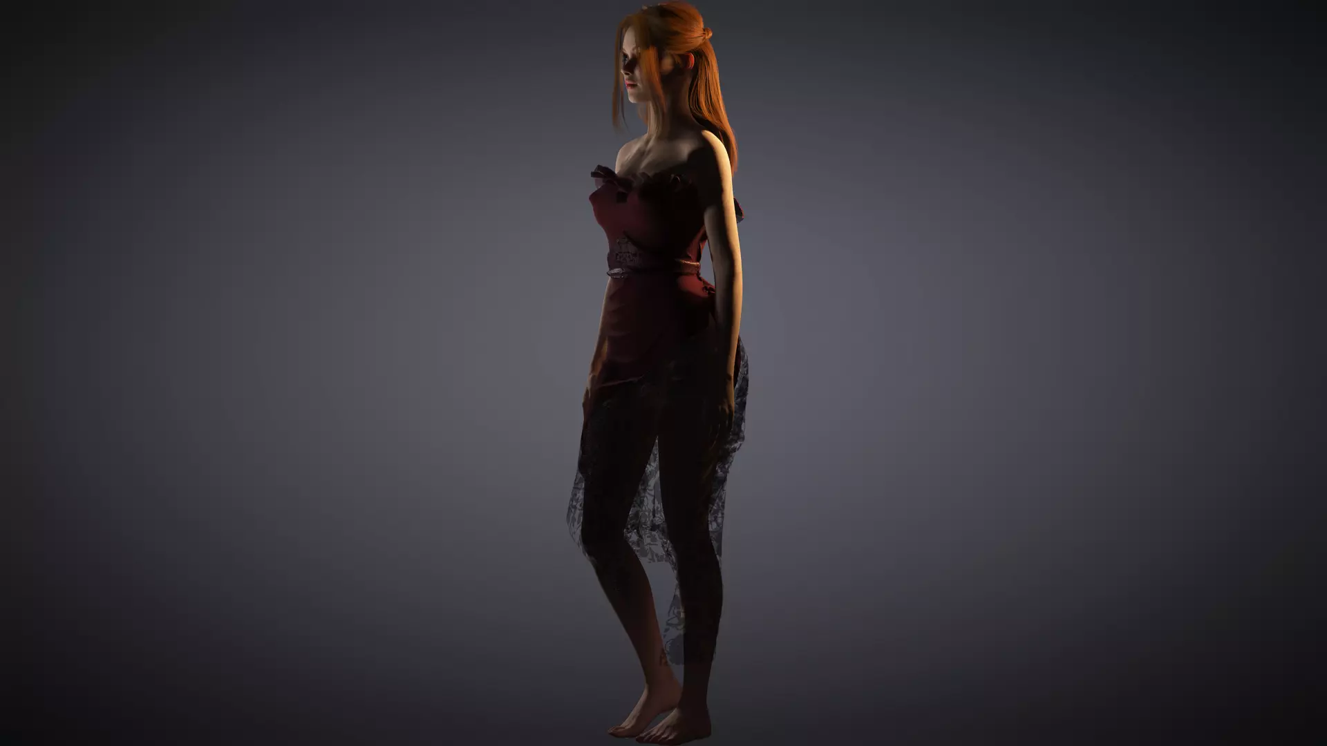 Virtual Muses  Character 5 of 10 Low-poly 3D model_1