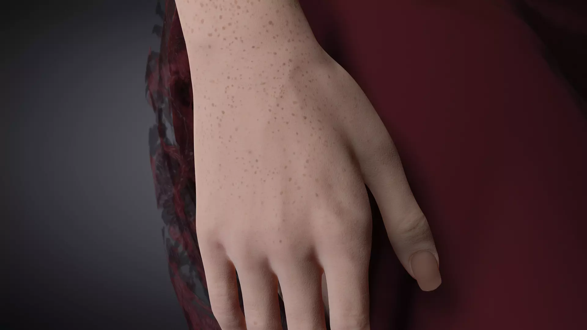 Virtual Muses  Character 5 of 10 Low-poly 3D model_8