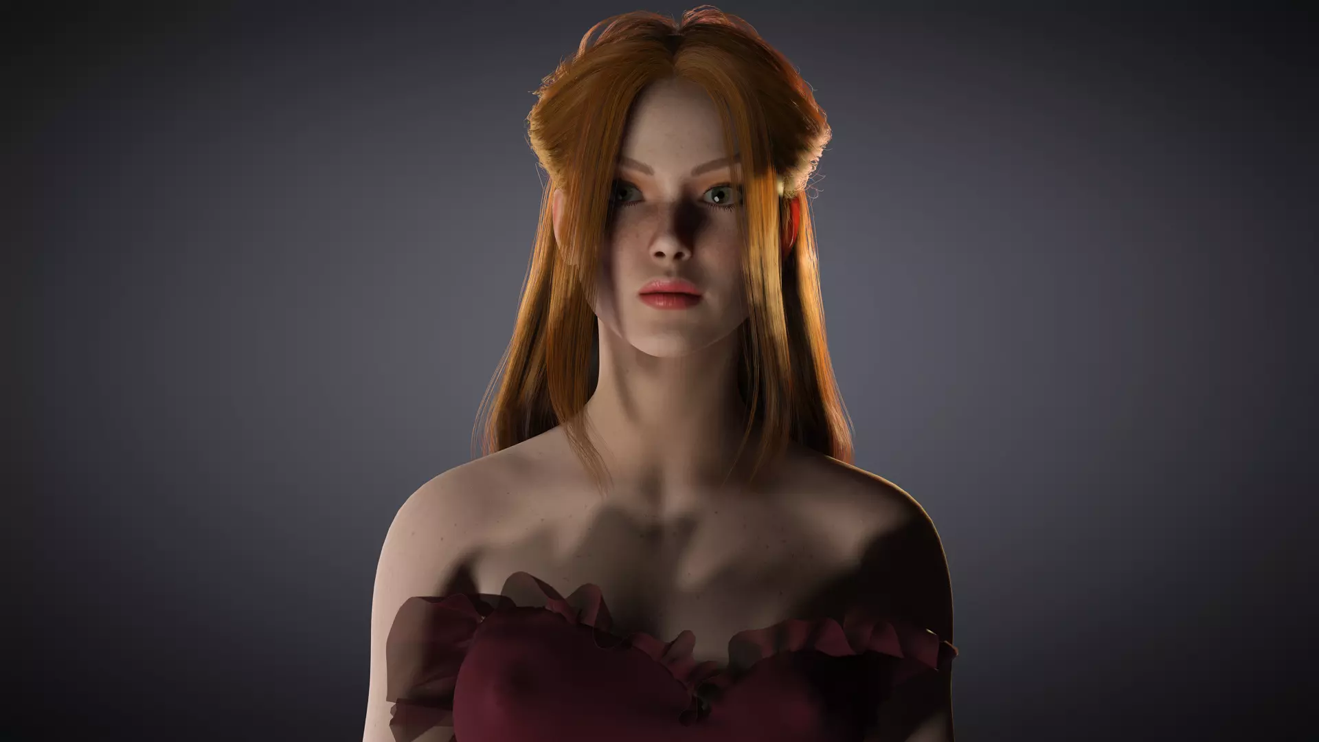 Virtual Muses  Character 5 of 10 Low-poly 3D model_5