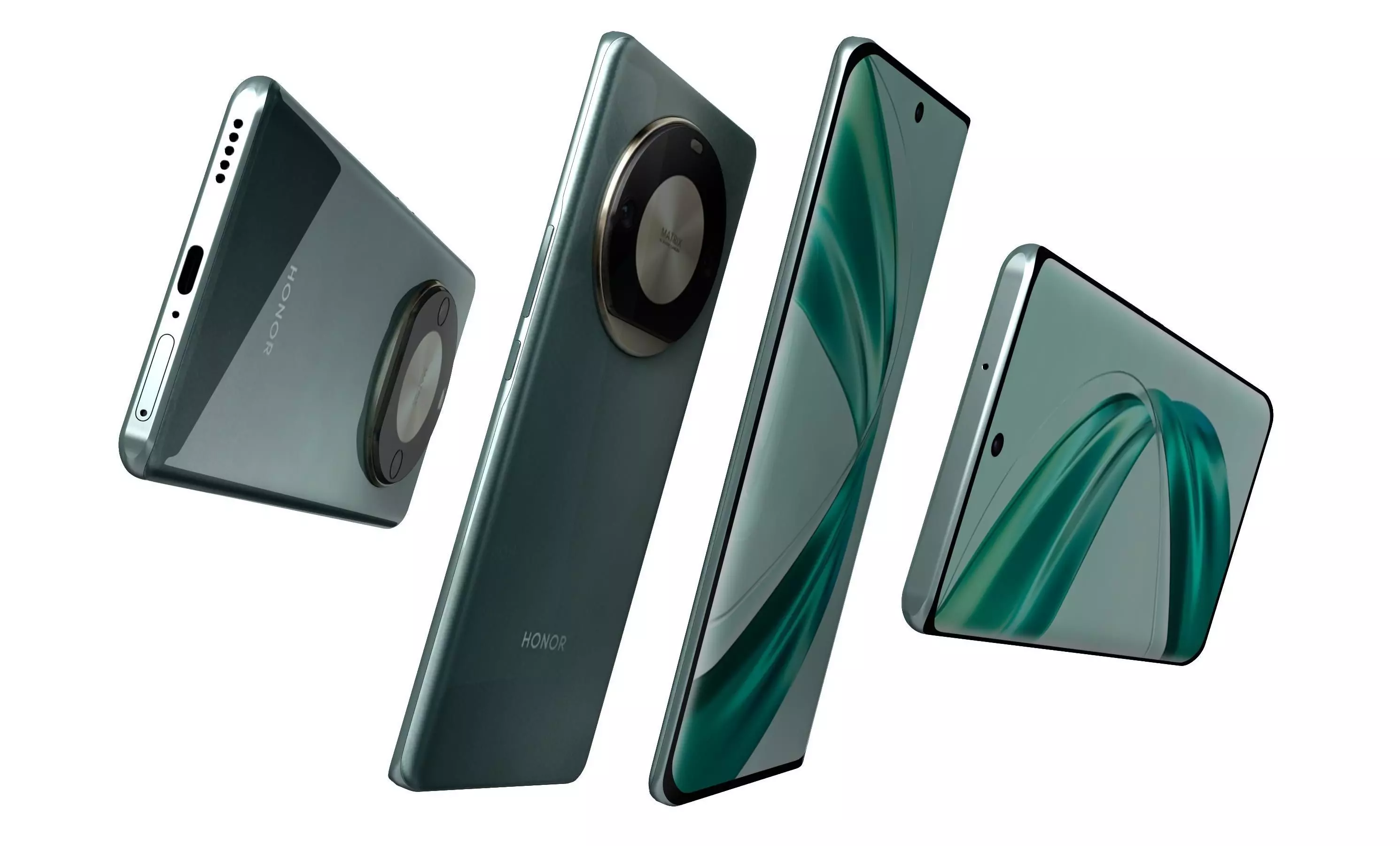 Honor X50 Pro Green High Poly 3D model_10