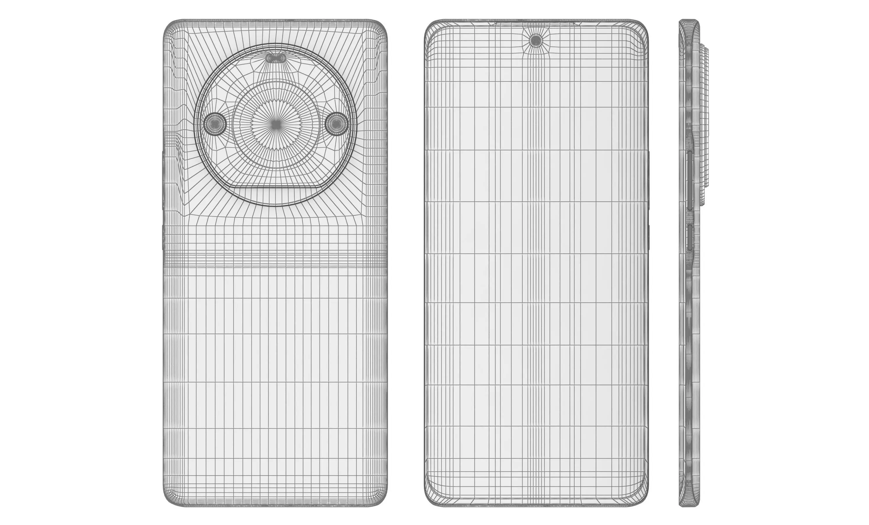 Honor X50 Pro Green High Poly 3D model_18