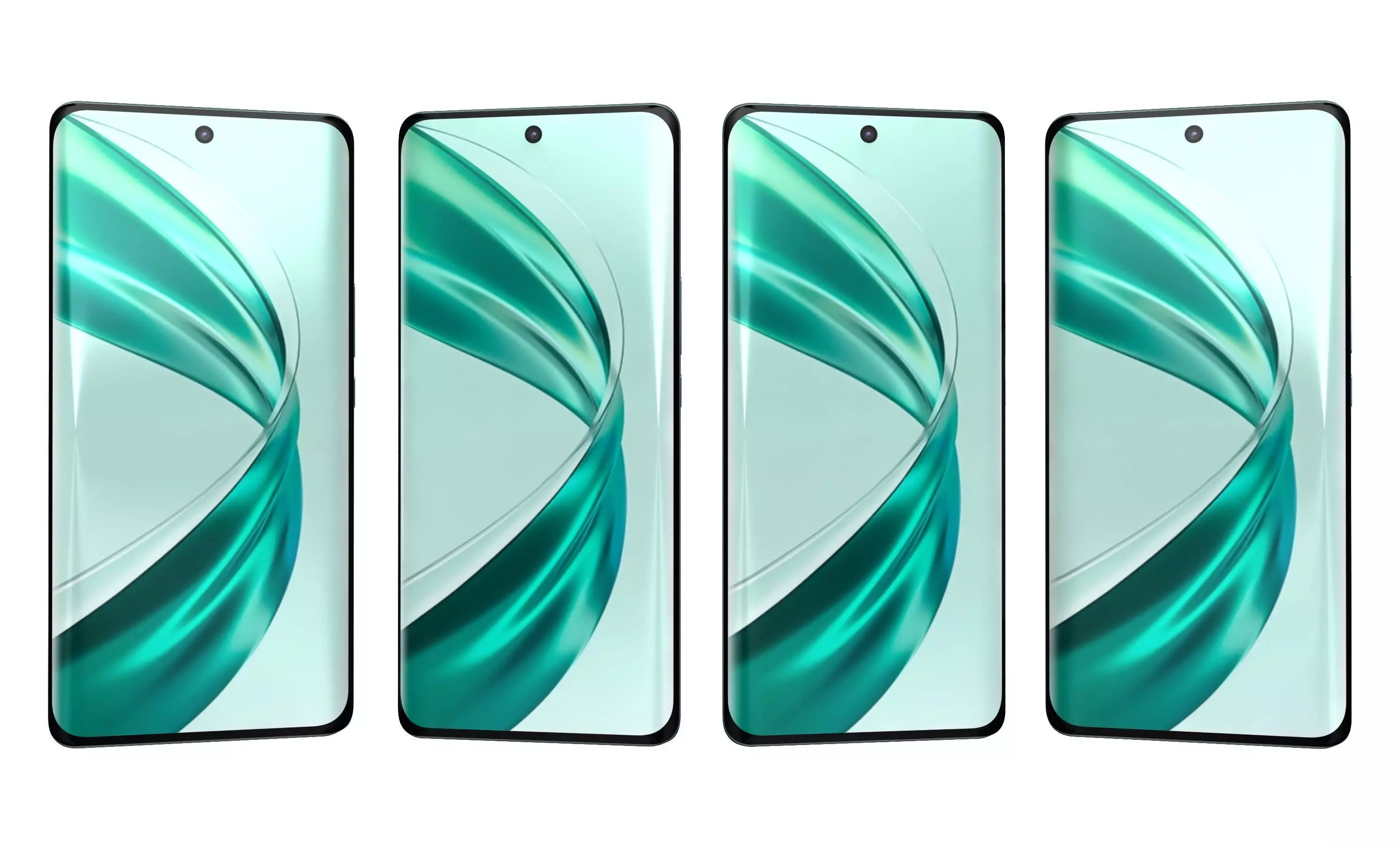 Honor X50 Pro Green High Poly 3D model_6