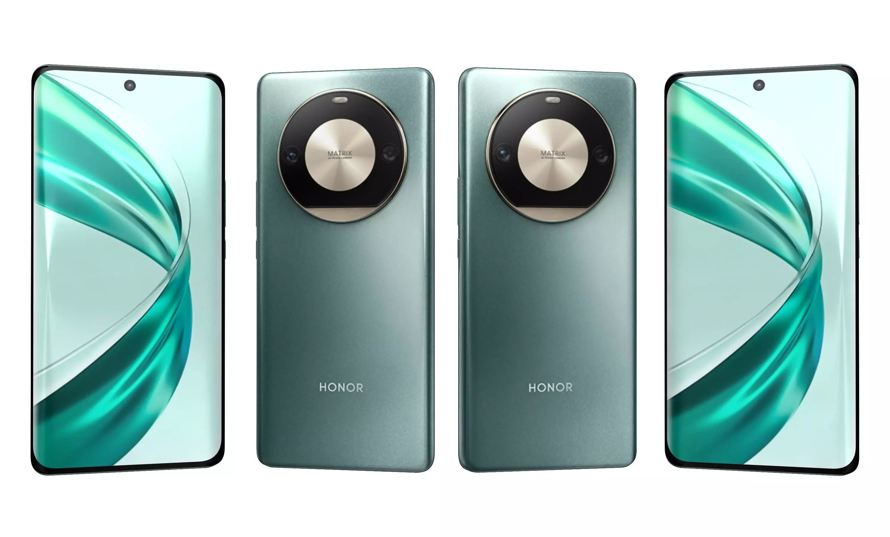 Honor X50 Pro Green High Poly 3D model_0