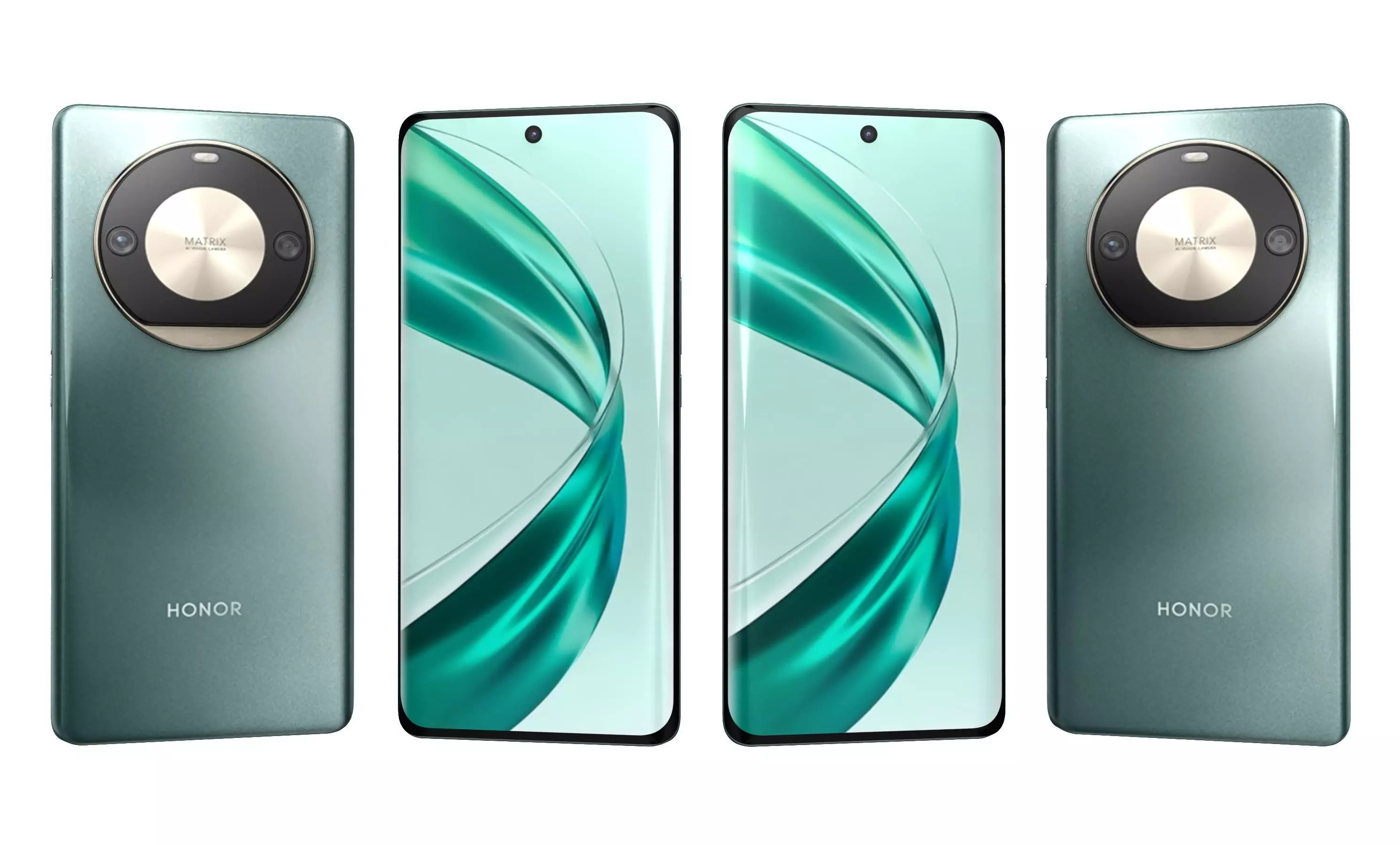 Honor X50 Pro Green High Poly 3D model_24