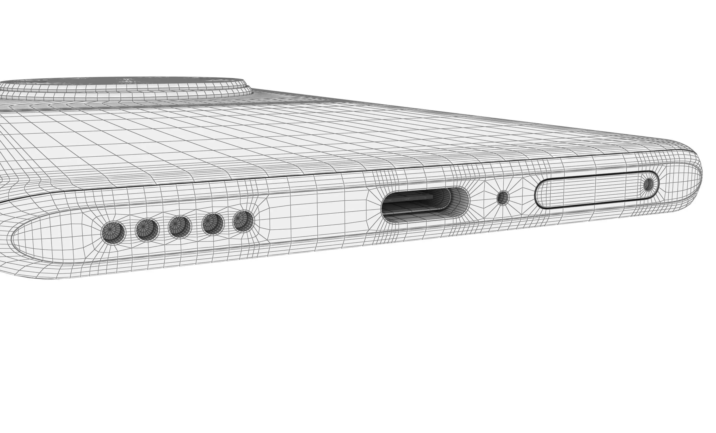 Honor X50 Pro Green High Poly 3D model_25