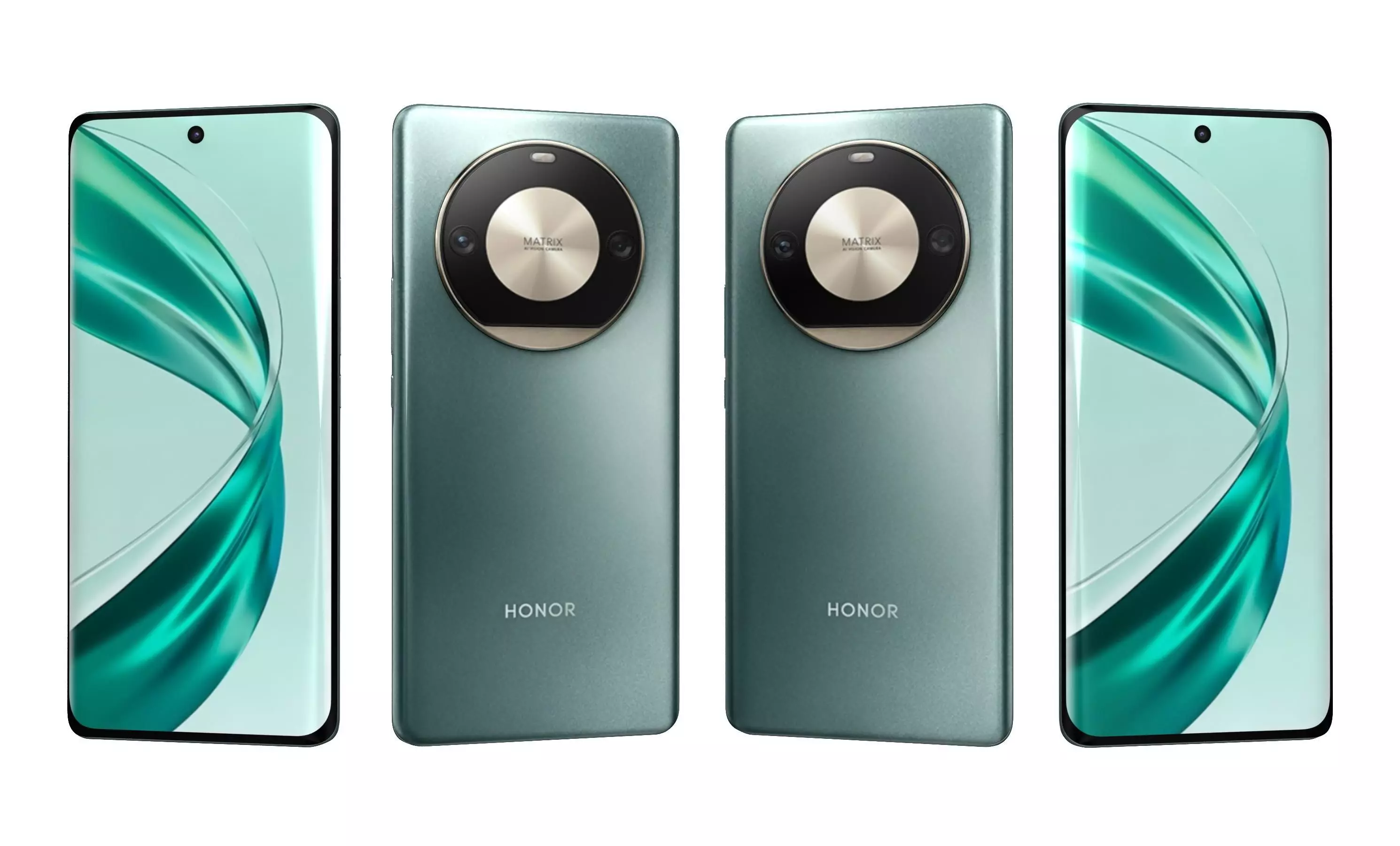 Honor X50 Pro Green High Poly 3D model_9