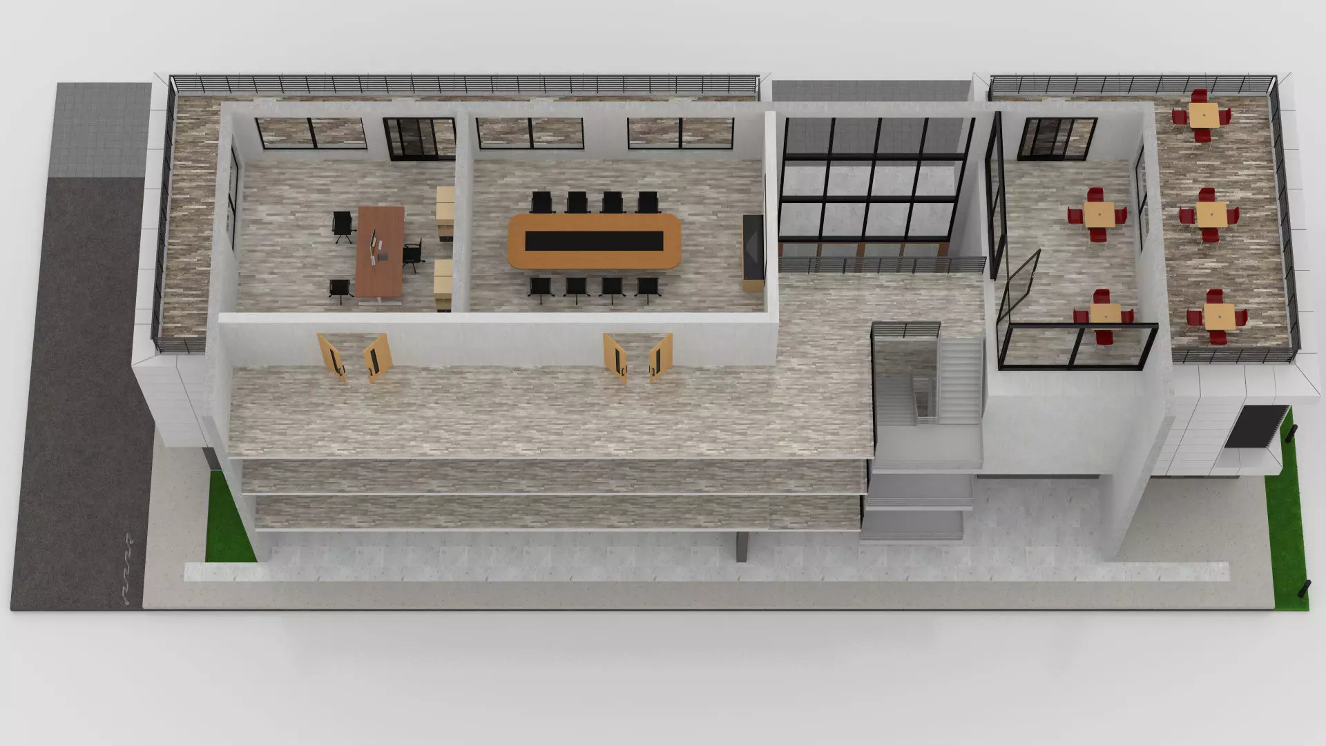 Office Building  3D model_14