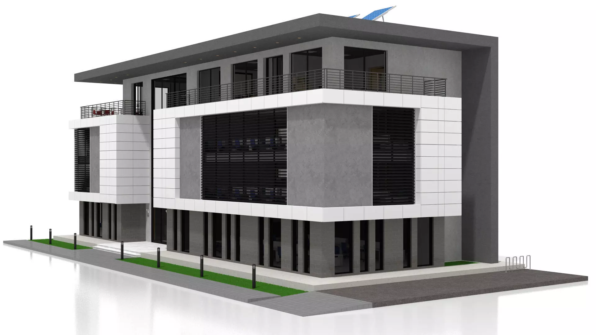 Office Building  3D model_6