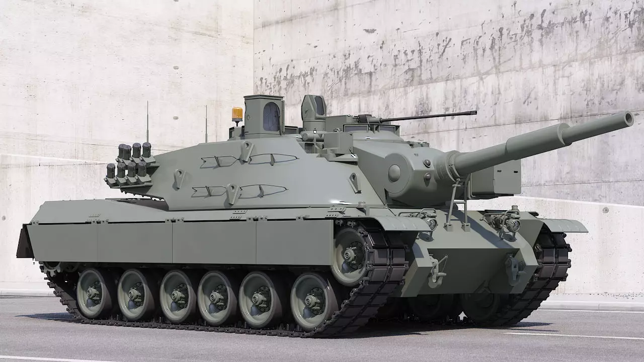 MBT-70 3d model KPZ-70 3D model_0