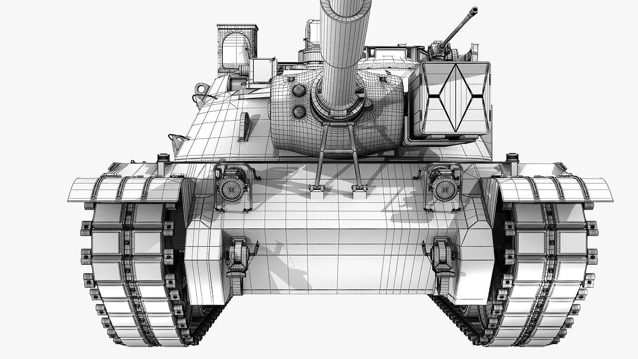 MBT-70 3d model KPZ-70 3D model_34
