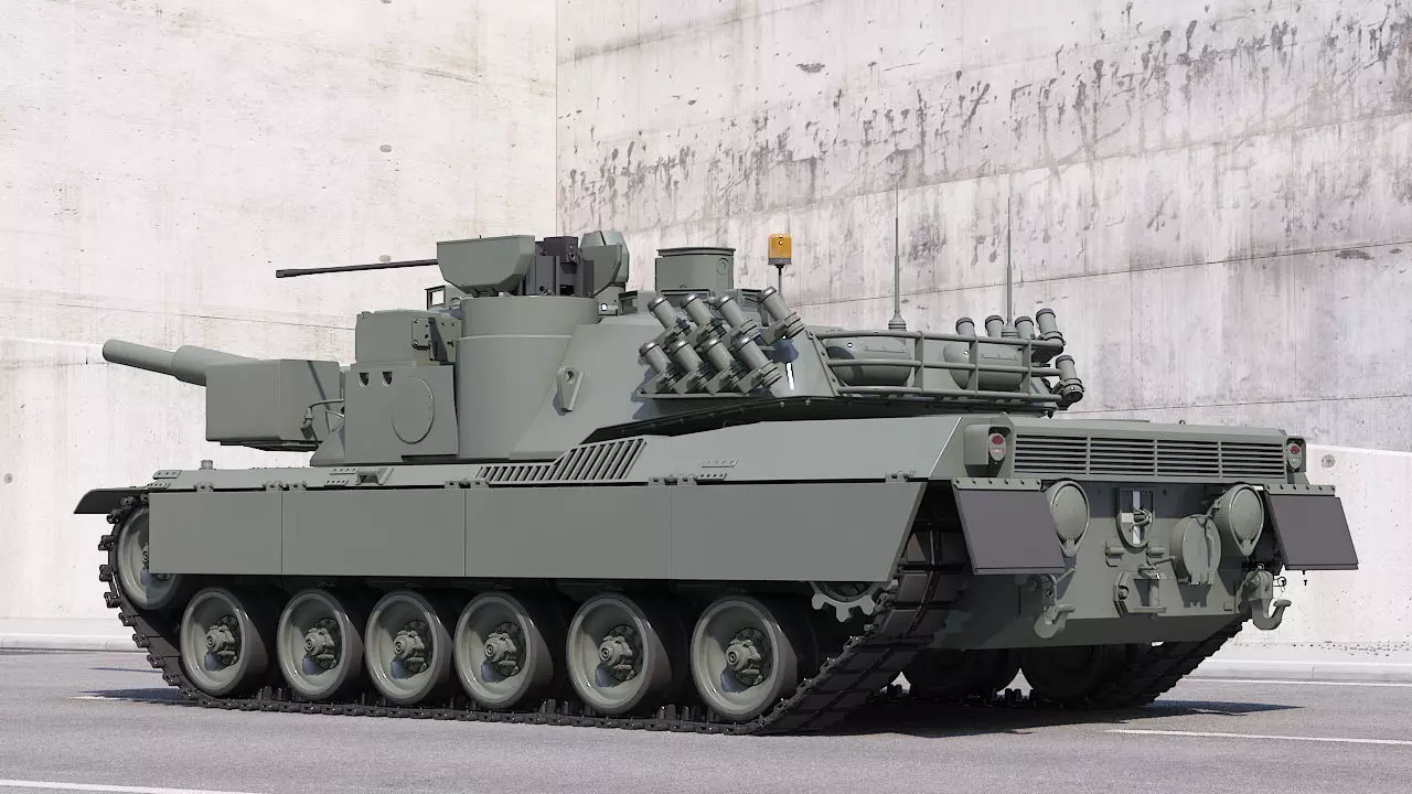 MBT-70 3d model KPZ-70 3D model_1