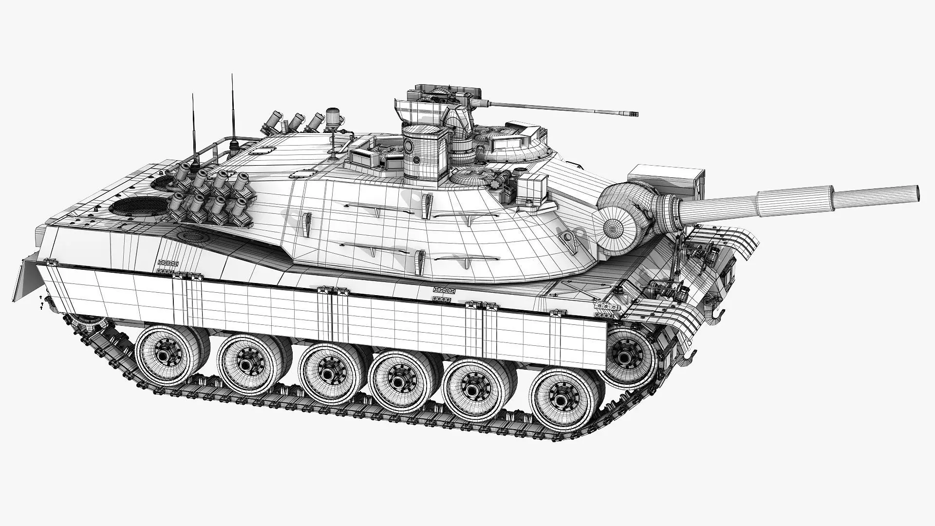 MBT-70 3d model KPZ-70 3D model_2