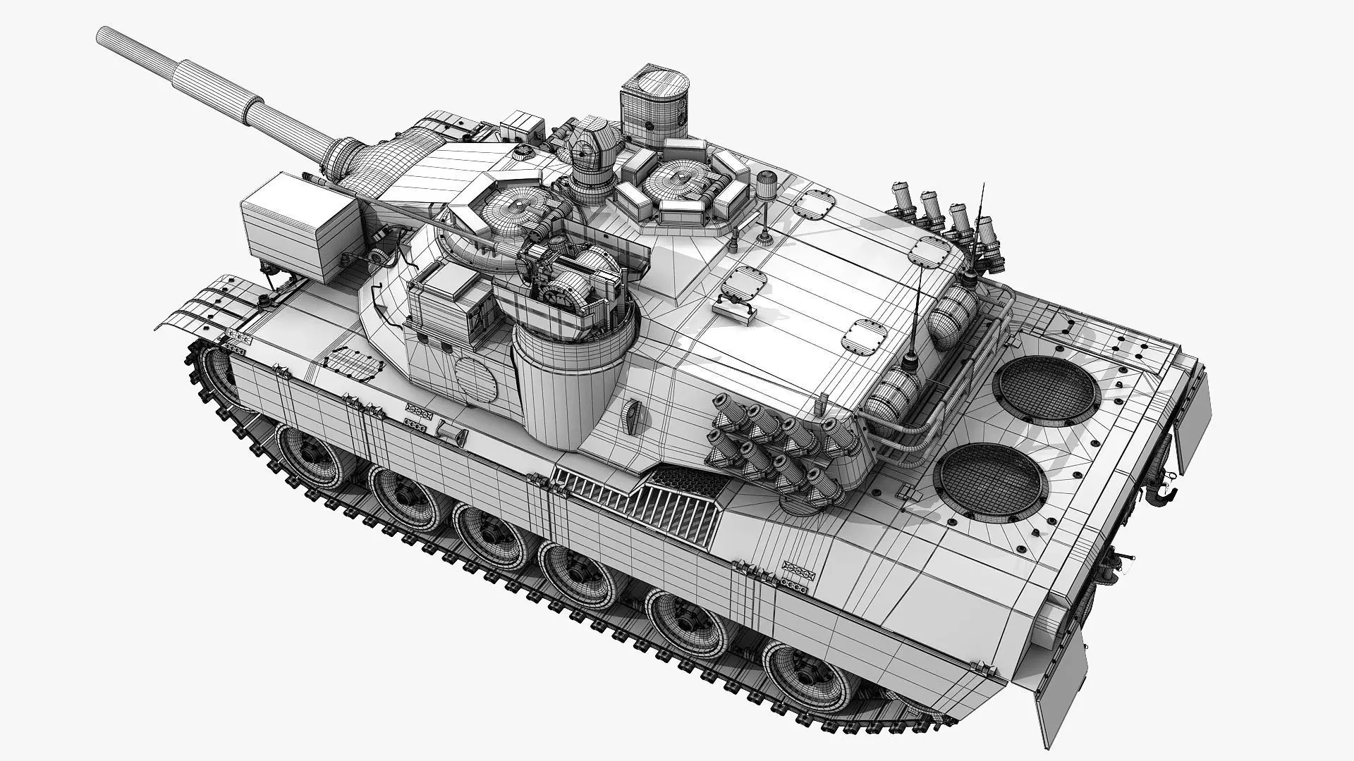 MBT-70 3d model KPZ-70 3D model_12