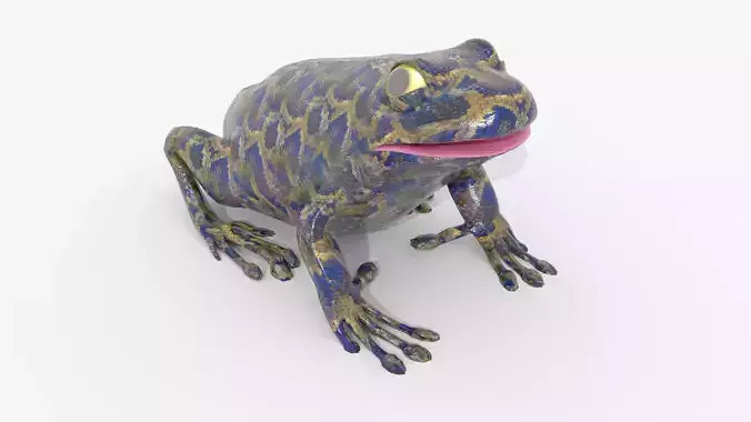 Frog v1 BLEND OBJ FBX DAE GLB