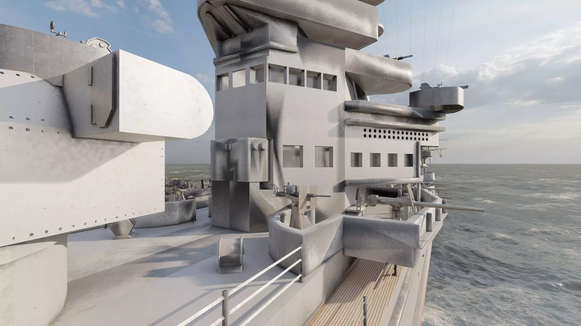 WW2 JAPANESE CRUISER 3D model_23