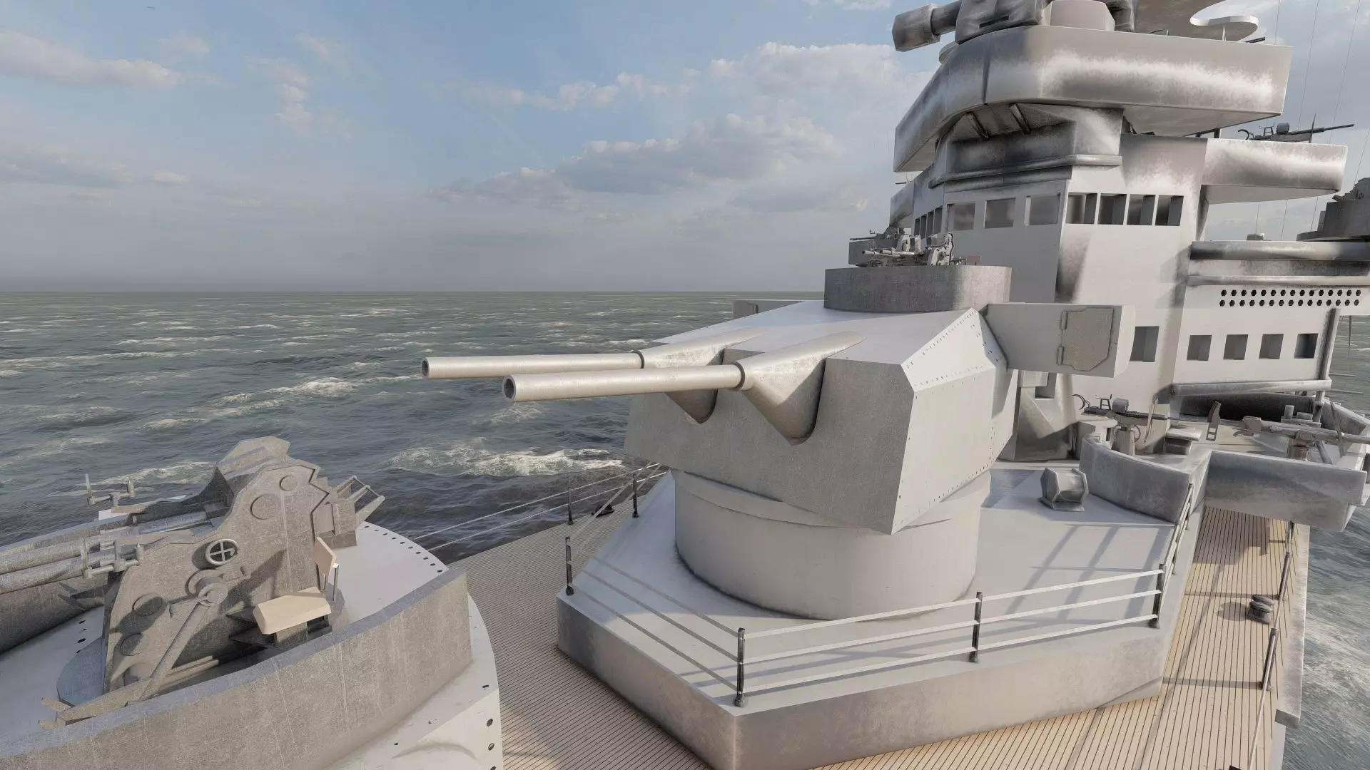 WW2 JAPANESE CRUISER 3D model_22