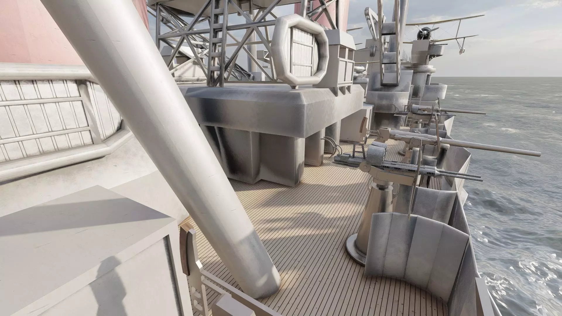 WW2 JAPANESE CRUISER 3D model_26