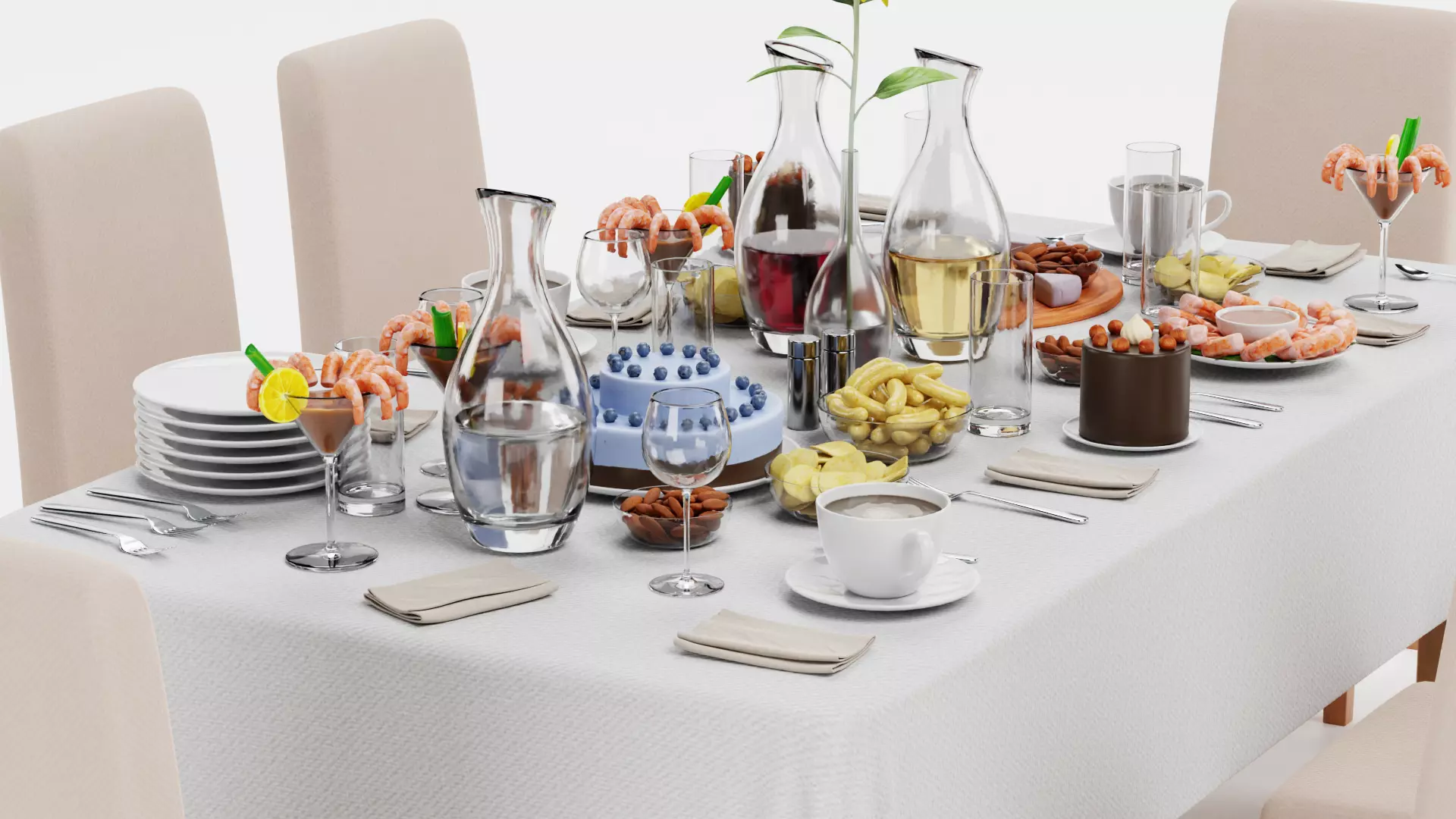 -Party Table- 3D model_8