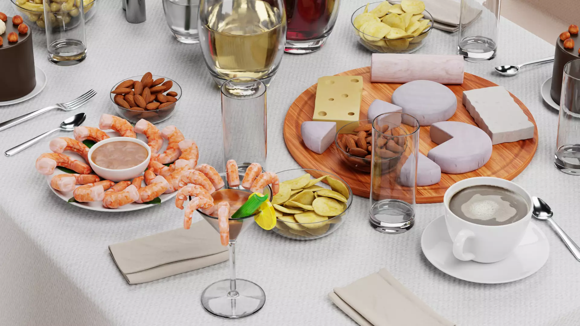 -Party Table- 3D model_9