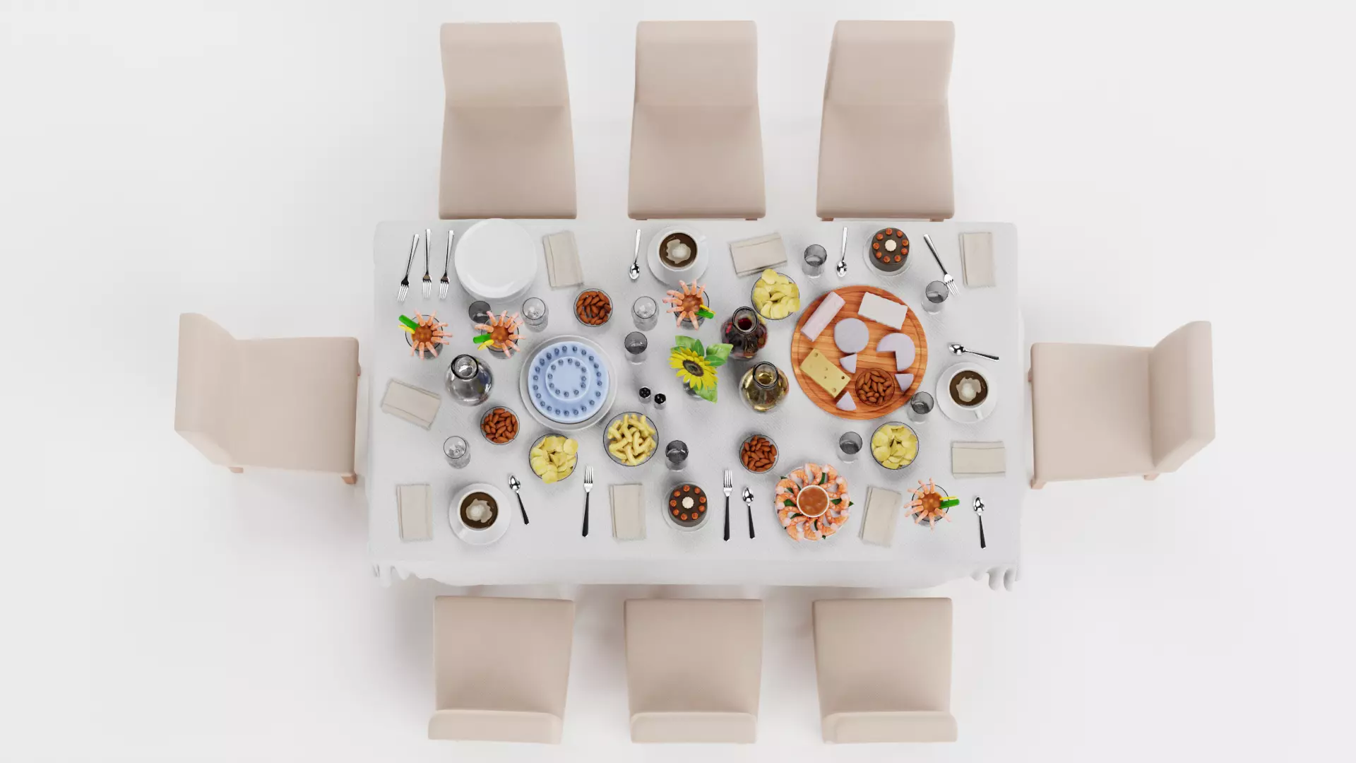 -Party Table- 3D model_2