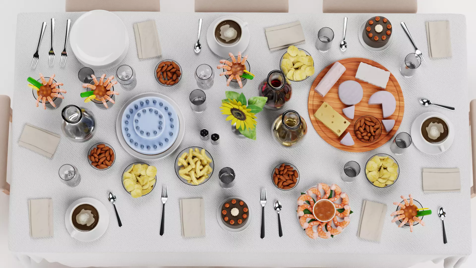 -Party Table- 3D model_3