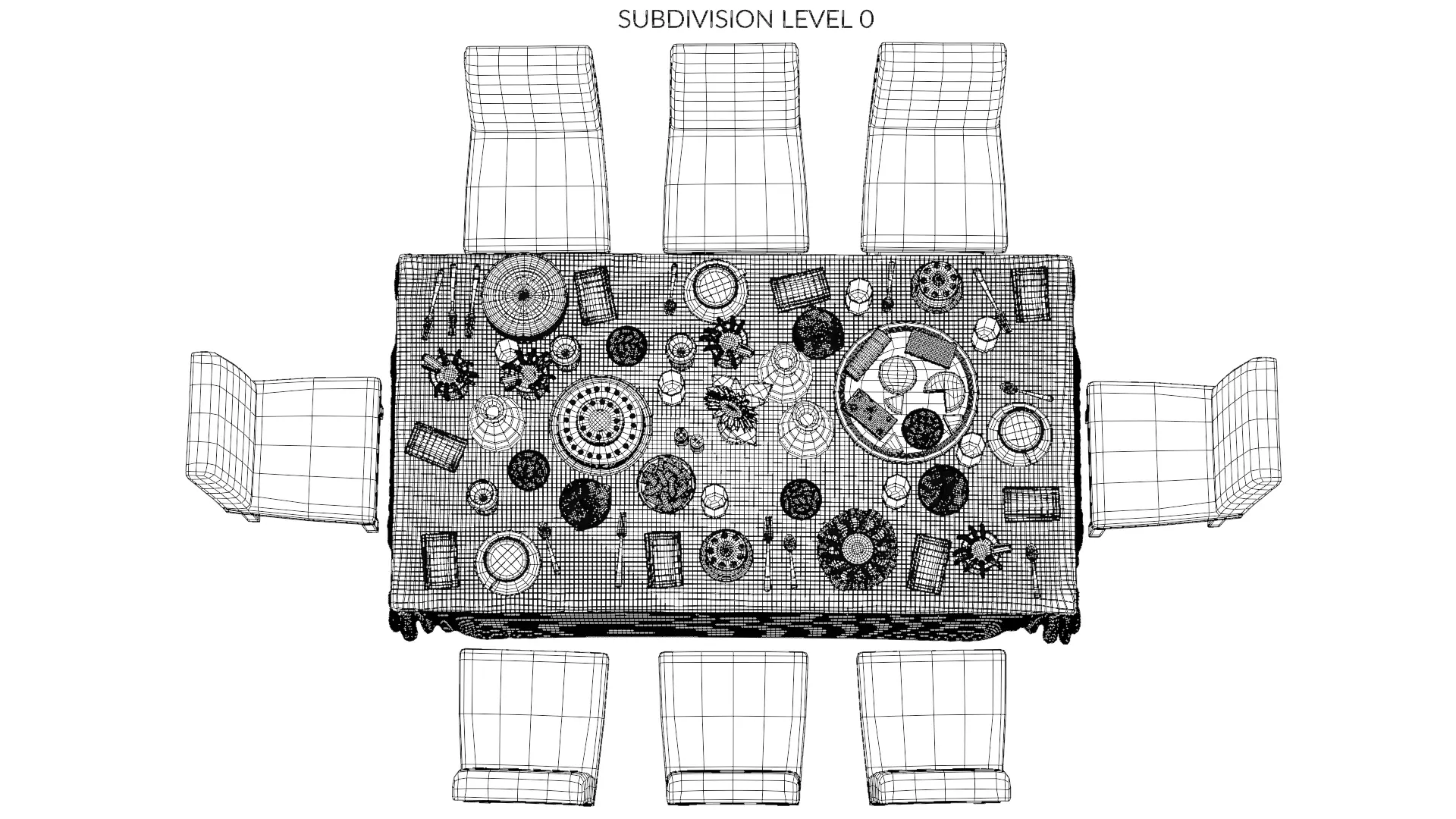-Party Table- 3D model_14