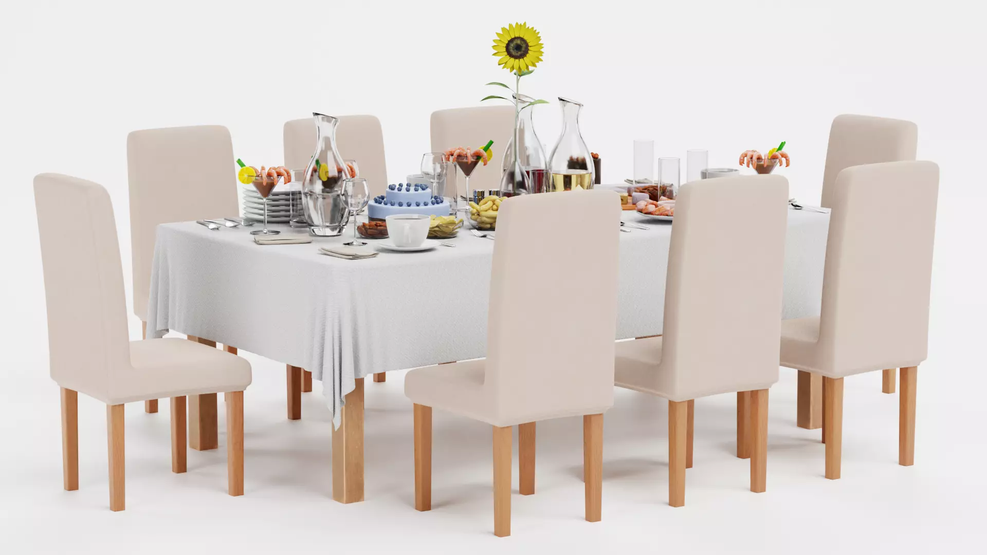 -Party Table- 3D model_1