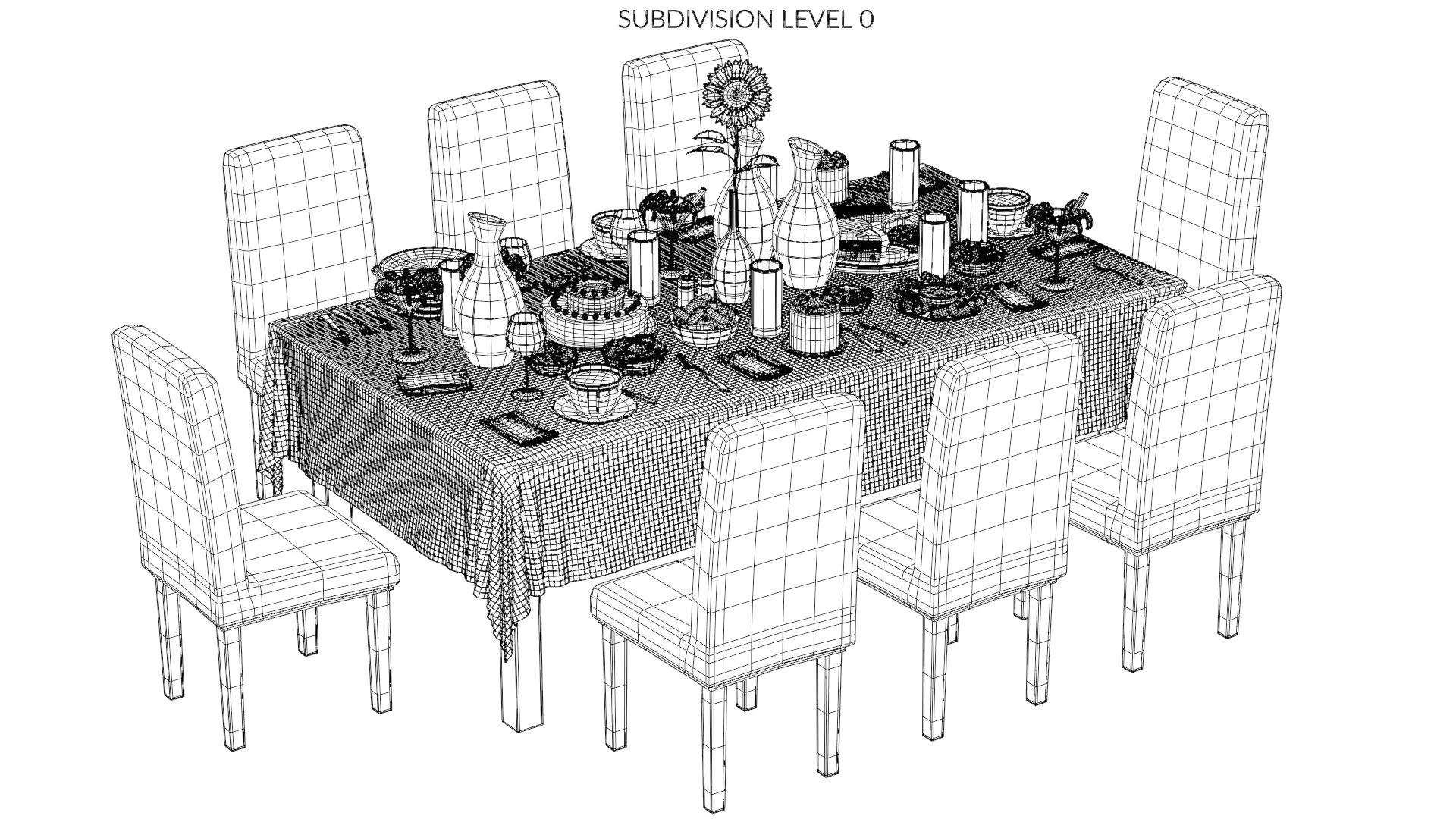 -Party Table- 3D model_12