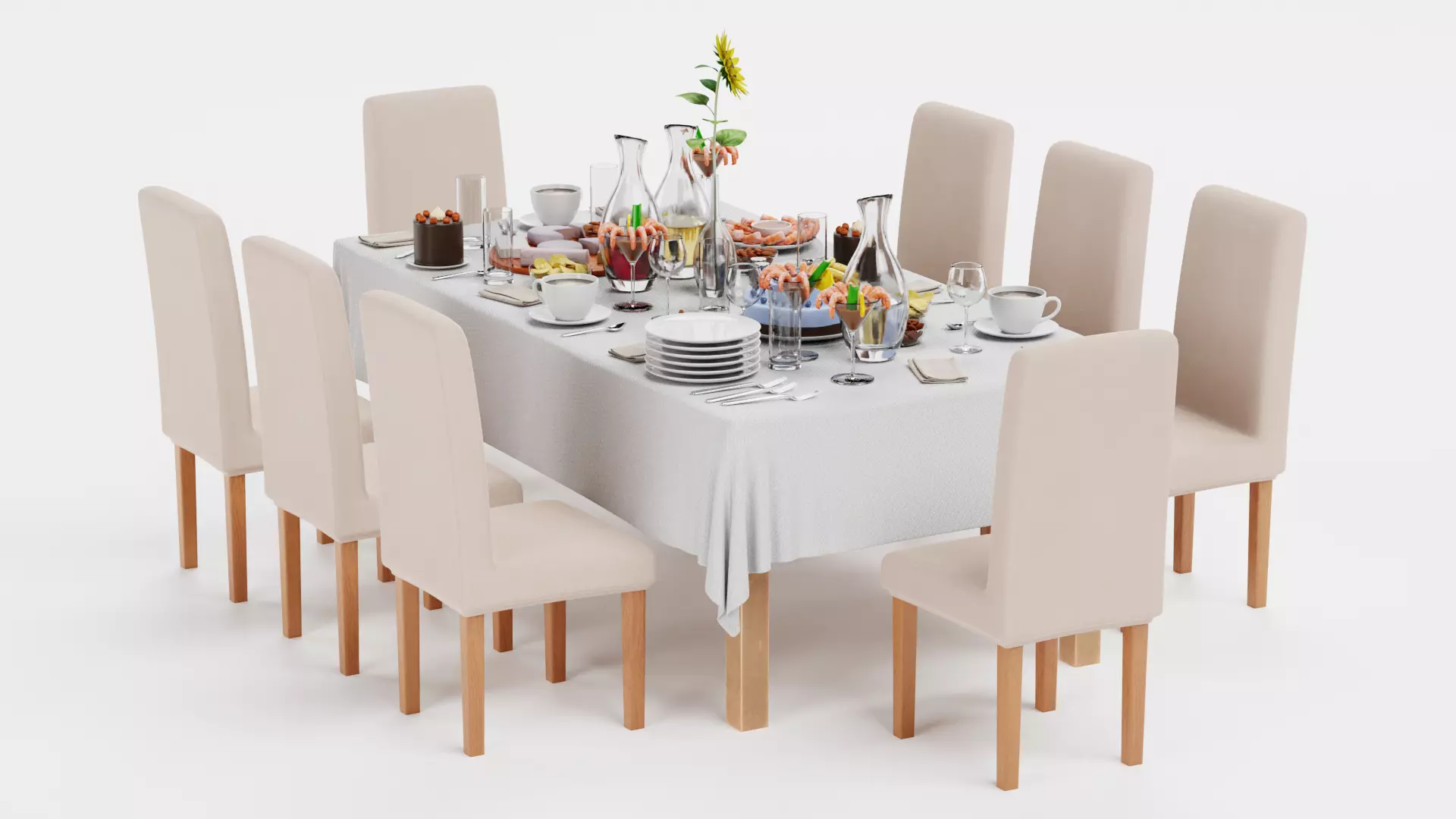 -Party Table- 3D model_4