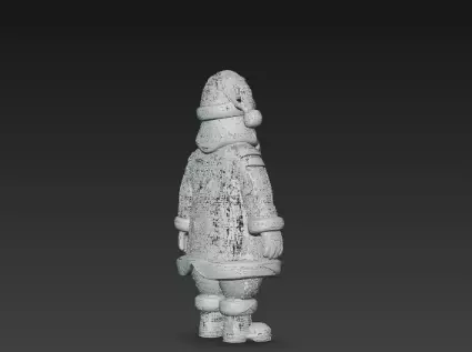 3D Santa Claus Christmas Elements Model 3D print model_5