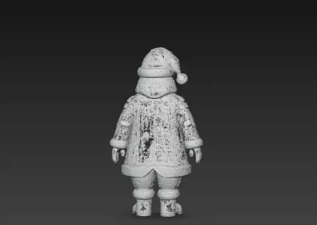 3D Santa Claus Christmas Elements Model 3D print model_6