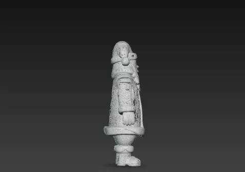 3D Santa Claus Christmas Elements Model 3D print model_4